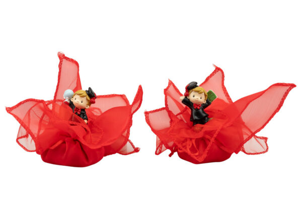 BIMBO LAUREA 3D RESINA 3 ASS. CON FAZZOLETTO - immagine 2