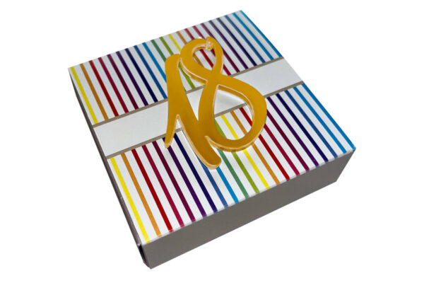 SCATOLINA MULTICOLORE CON MAGNETE 18° IN 5 COLORI ASS.