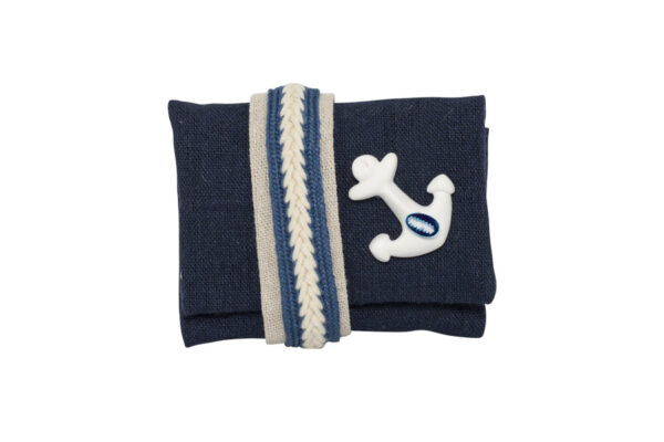 CUSCINO MARINO BLUE CON CORDA 3 ASS. (ANCORA - TIMONE - FARO) - immagine 3