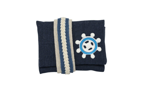CUSCINO MARINO BLUE CON CORDA 3 ASS. (ANCORA - TIMONE - FARO)