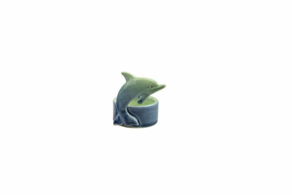 TEALIGHT DELFINO/IPPOCAMPO/ANCORA/FARO BLU IN PORCELLANA 4 ASS. - immagine 4