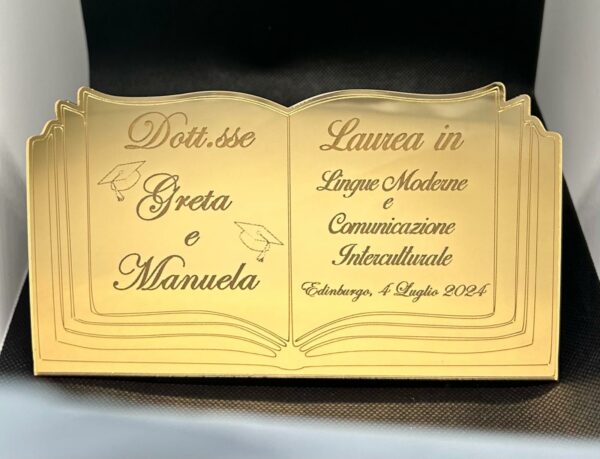 Libro in Plexiglass grande Personalizzato
