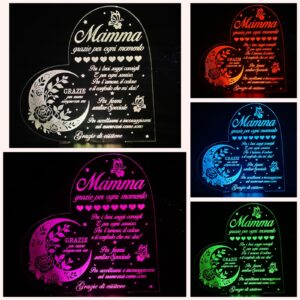 Lampada Led RGB per la Mamma Dis.1