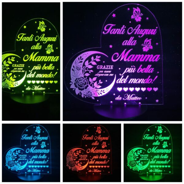 Lampada Led RGB per la Mamma Dis.2