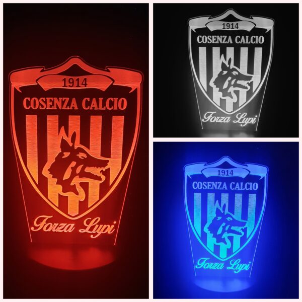 Lampada Led RGB COSENZA CALCIO