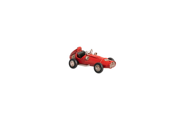 AUTO DA CORSA METALLO 3 COLORI ASSORTITI - ROSSO CREMA GIALLA - CON BOX E FAZZOLETTO - immagine 3