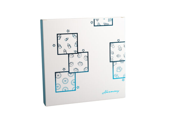 PORTA FOTO LEGNO CUORE CON ELEFANTE BOY - immagine 2