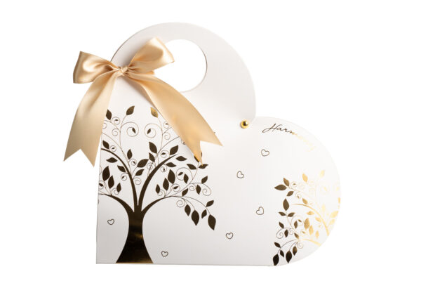 SET PROFUMATORE COPPIA ELEFANTI BIANCO/ORO PORCELLANA CON BOX E FAZZOLETTO - immagine 2