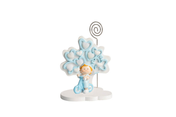 ALBERO DELLA VITA MEMO CLIP CON BIMBO 3D RESINA SU MONOPATTINO