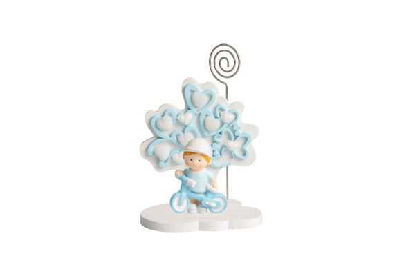 ALBERO DELLA VITA MEMO CLIP CON BIMBO 3D RESINA SU MONOPATTINO - immagine 4